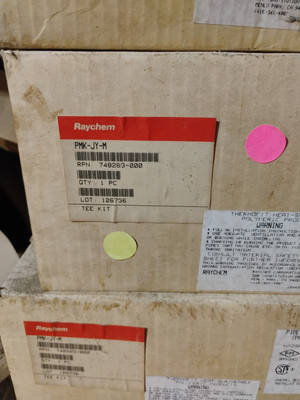 (TYCO) RAYCHEM PMK-JY-M HEAT TRACE WIRE TEE CONNECTION KIT (NEW) 