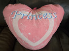 VINTAGE Disney Pink Princess Sleeping Bag Kids Belle Cinderella Ariel Snow White