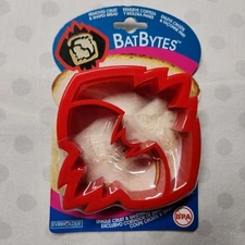 New - BatBytes - Sandwich Maker - Mold Press Cutter - Red - Kawaii