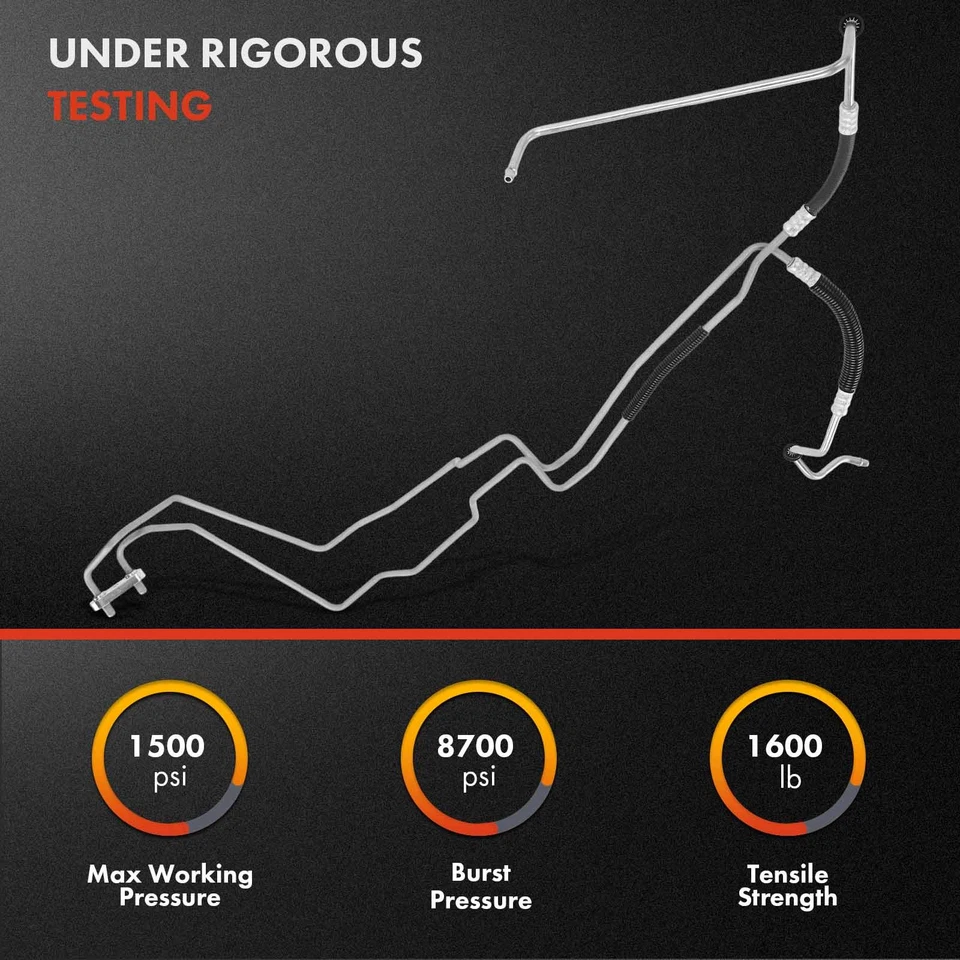 Línea de enfriador de aceite de transmisión automática de entrada y salida para Chevrolet Tahoe GMC Yukon Foto 3 de 4