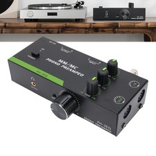 3 Band Adjustment Phono Preamp For MM MC Cartridges XLR Input QNKB