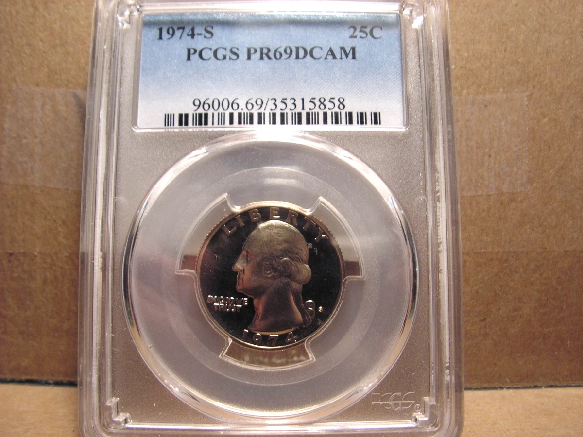 PR 69 Graded 1974 Washington Quarters (1932-1998) for sale | eBay
