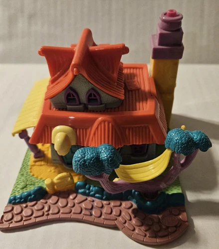 VINTAGE 1994 Polly Pocket Light Up Kitty House Animal Wonderland Collection