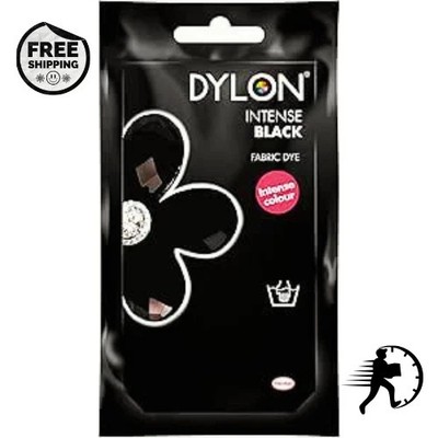 DYLON INTENSE BLACK HAND DYE STOFF KLEIDUNG FÄRBEN 50g