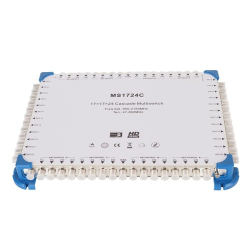 17x17x24 Cascade Multiswitch Professional Plug And Play Multi Channel Satell ADS - Afbeelding 7 van 22