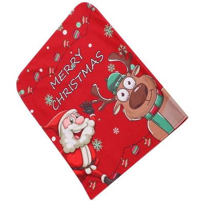 Christmas Dining Chair Slipcover Festival Party Chair Protection Cover Xmas - Image 1 of 4