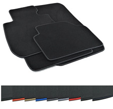 Fußmatten passend für BMW 3er. E93 Cabrio Premium Hochflorvelours SCHWARZ
