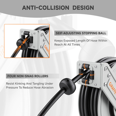 #ad Pressure Washer Hose Reel with 65Ft Replaceable Hose Power Washer Retractabl... $157.90