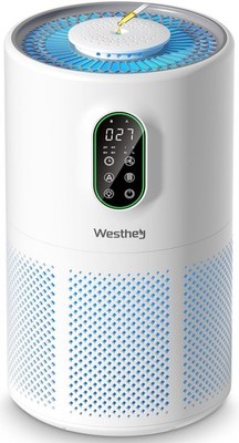 Air Purifier  Home Large Room 1650sq GENUINE HEPA  Aroma Infused LED Lighting