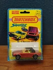 Vintage Matchbox SUPERFAST #6  MERCEDES 350SL  - rare black top