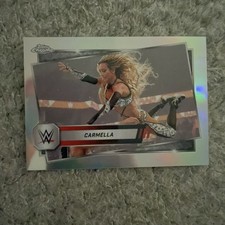 2025 Topps Chrome Refractor WWE RAW Carmella #145