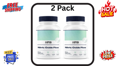 #ad 2 Pack Nitric Oxide Flow Blood Pressure Support Improve Circulation $31.99