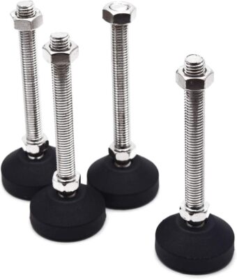 Leveling Feet Adjustable Furniture Glides M12 Thread Diameter, D50×100mm, 1.7...