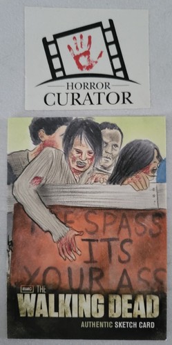 Walking Dead Season 2 Zombies Sketch Trading Card Cryptozoic '12 Shane McCormack - Bild 1 von 3