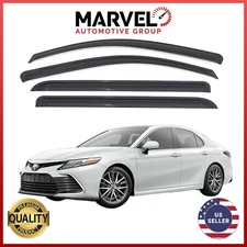 For Toyota Camry 2018-2024 Black Window Vent Visor Rain Guards Deflectors