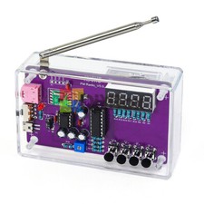 DIY FM Radio Electronic Kit 87-108MHz Digital RDA5807S Soldering Project -