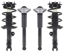 Front Struts W/ Coil Spring & Rear Complete Shocks For Toyota Corolla 2020-2024
