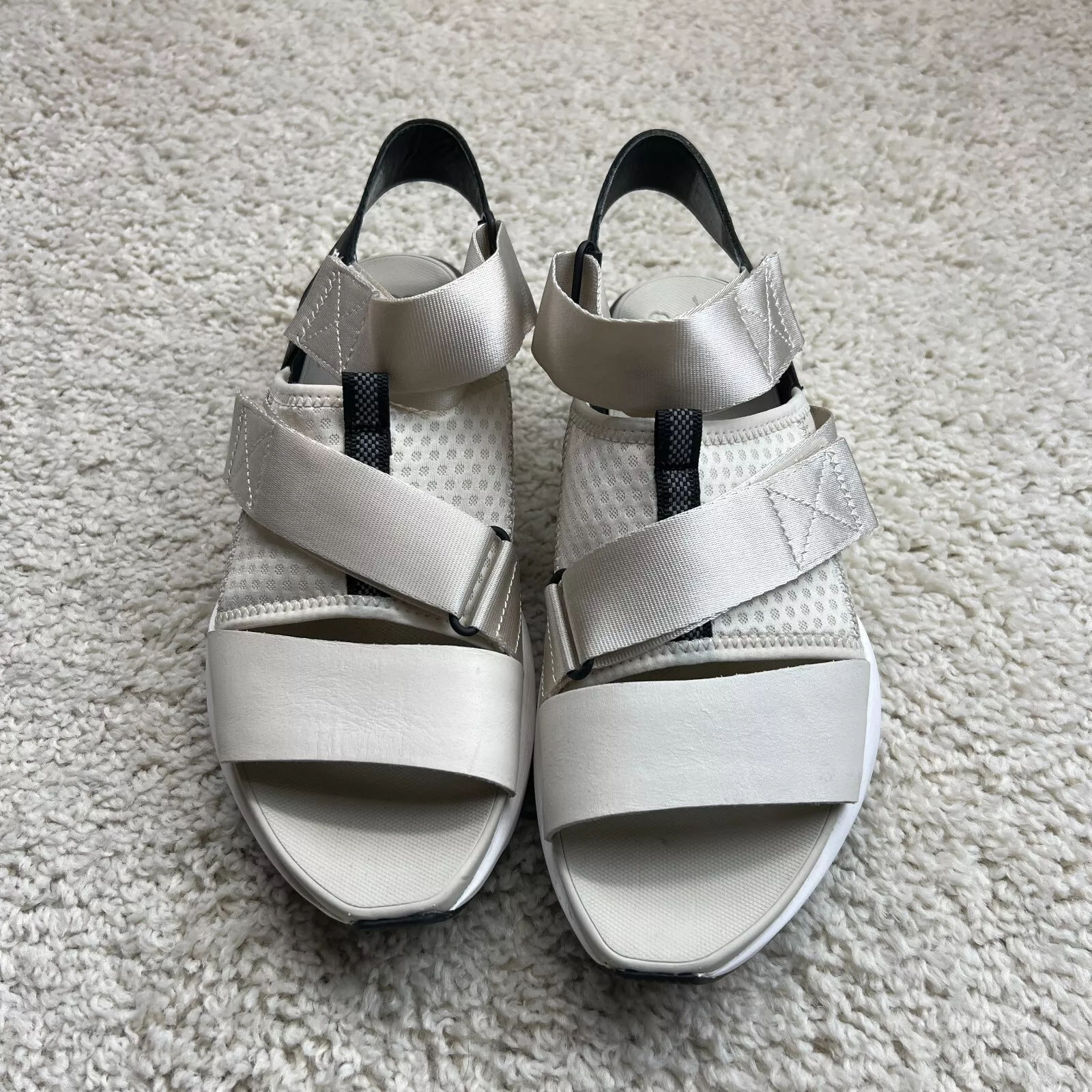 sorel kinetic impact sporty strappy leather shoes