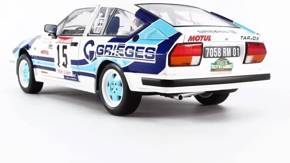 DH305 Voiture 1/18 SOLIDO : Alfa Romeo GTV6 Rallye des Garrigues 1986 - Photo 3/4