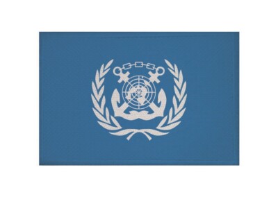  Aufnäher IMO Fahne Flagge Aufbügler Patch 9 x 6 cm