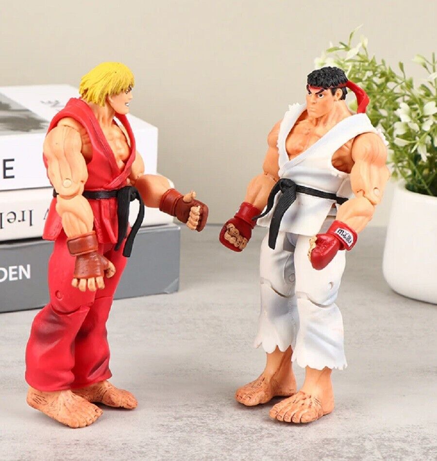 Street Fighter Ryu Ken Action Figure - Anime