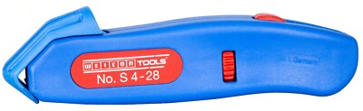 WEICON Kabelmesser S4-28 mit einfahrbarer Hakenklinge Arbeitsbereich 4 - 28 mm Ø