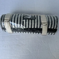 G GOOD GAIN Picnic Blanket Waterproof Beach Blanket Portable with Carry Blue