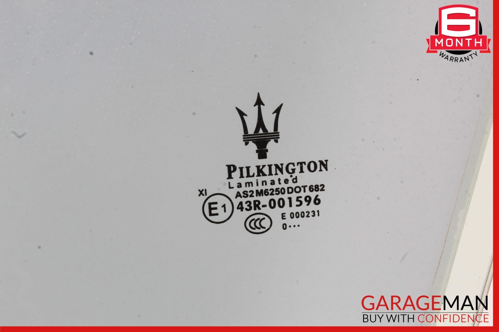 03-13 Maserati Quattroporte M139 Front Right Side Door Window Glass OEM