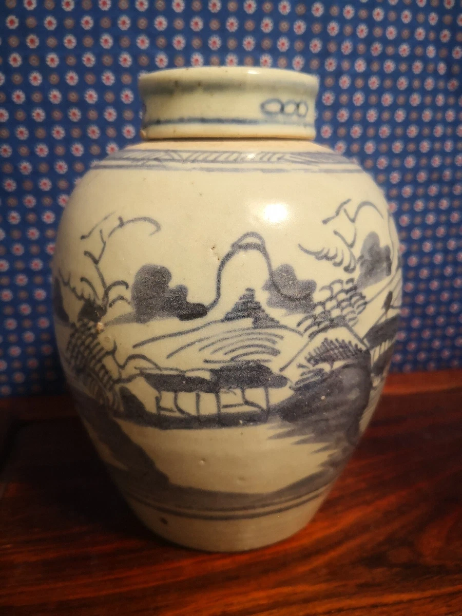 陶瓷蓝色1850-1899 中国古董花瓶| eBay
