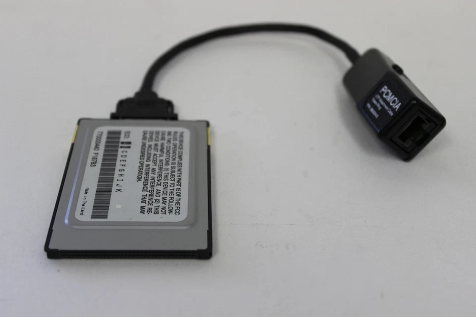 OLICOM 770000440 TOKEN-RING PCMCIA ADAPTER WITH UTP ATTACHMENT CABLE 36502410 - Image 3 of 3