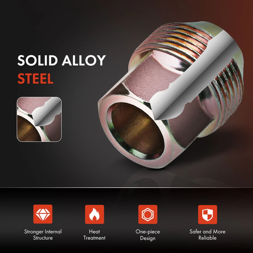 Tuerca de rueda 4 piezas M12-1.5 para Chevrolet Aveo 05-11 Aveo5 Pontiac G3 Wave Wave5 Foto 4 de 4