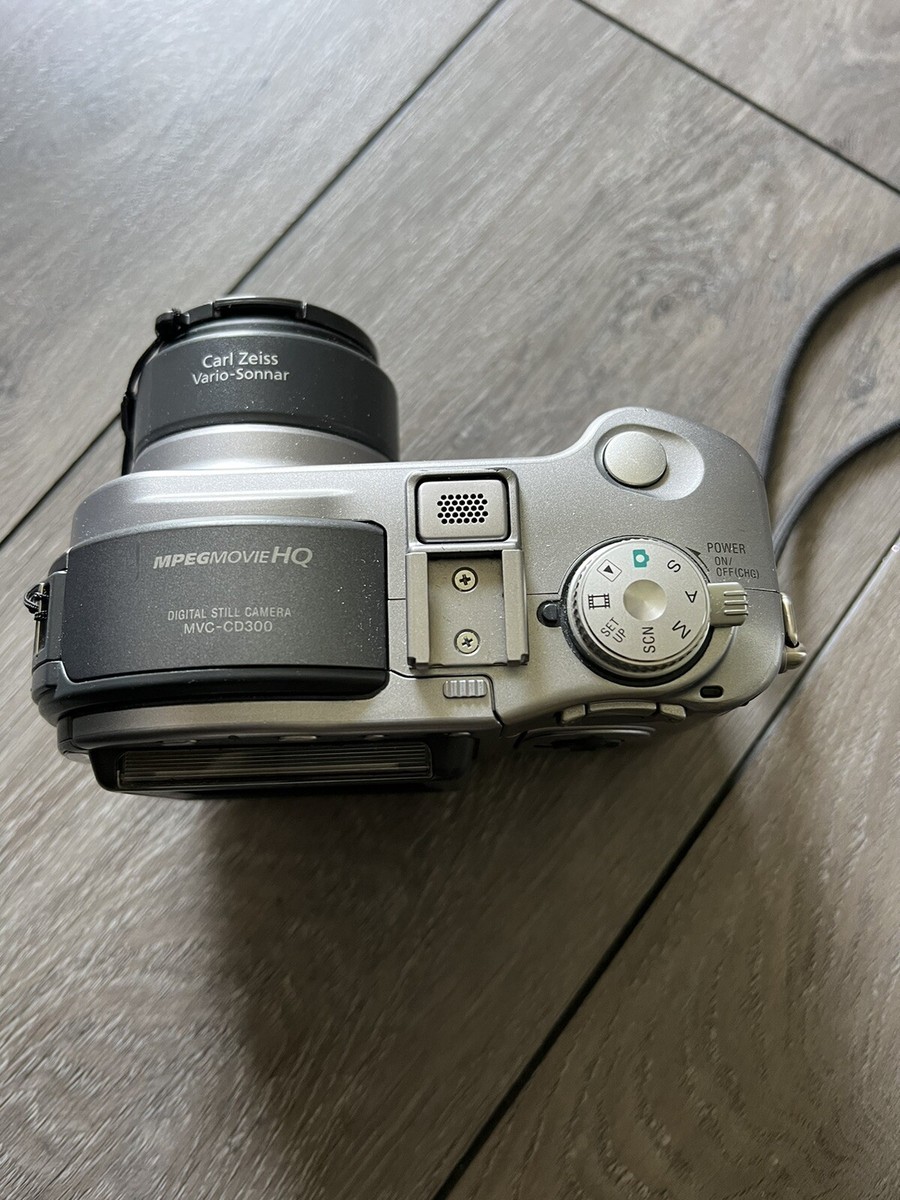 Sony Mavica MVC-CD300 3.3 MP Digital Camera - Silver for sale