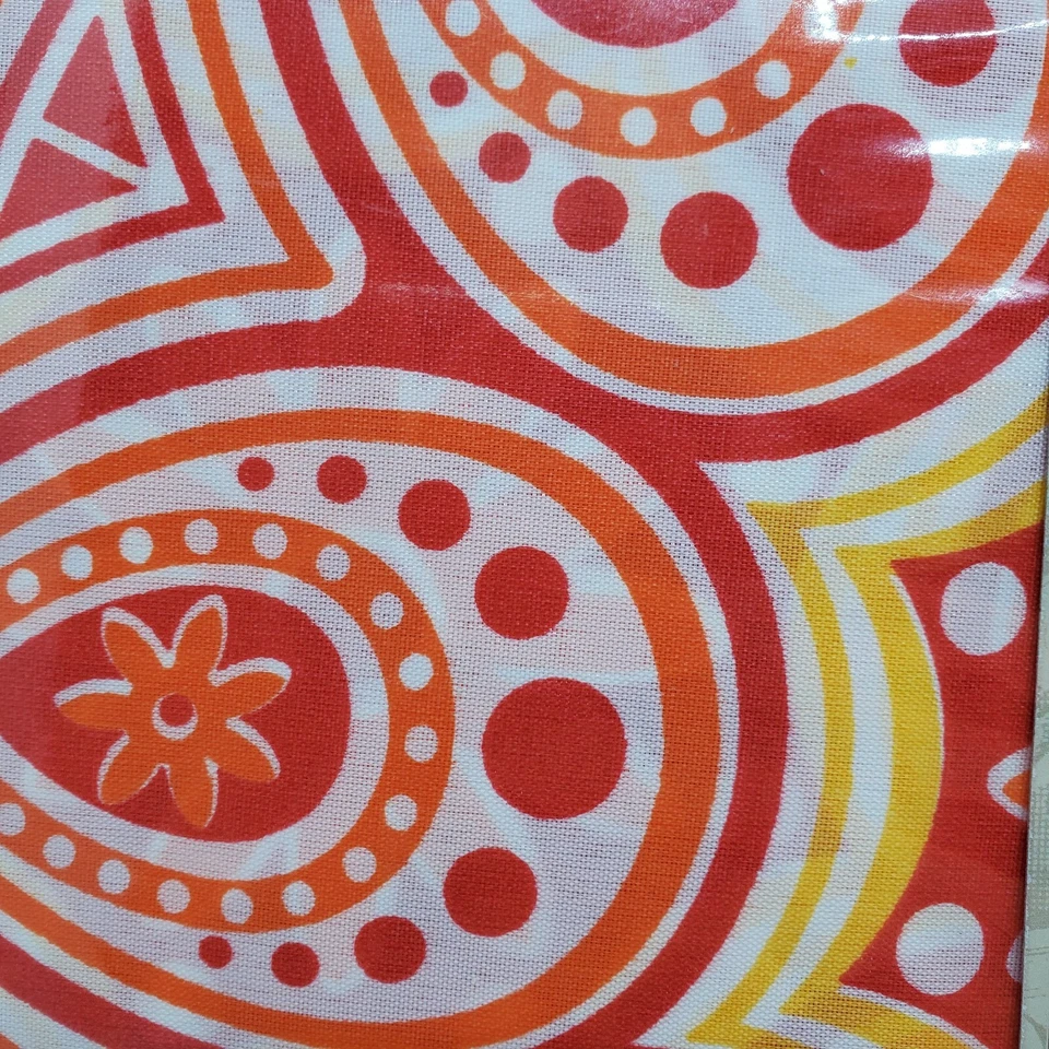 Anillos de cortina de ducha de tela con globo estampado de cachemira Better Home forro múltiple nuevo Foto 4 de 4