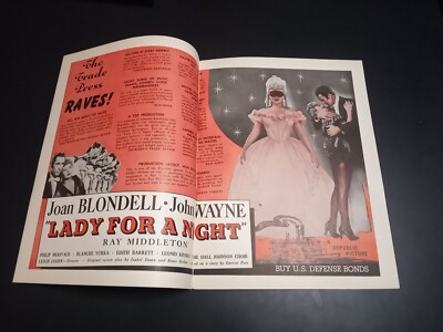 Hollywood Reporter January 26 1942 Lady for a Night Joan Blondell John Wayne 