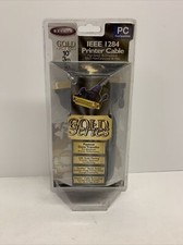 10' Belkin IEEE 1284 Gold Series A-B Printer Cable PC Compatible New Sealed