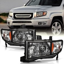 For 2006-2014 Honda Ridgeline Headlights Headlamps Light Lamps Left+Right Pair