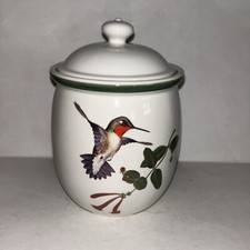 New? NATIONAL WILDLIFE FEDERATION Medium SZ w/lid  Canister HUMMINGBIRD  (11156)