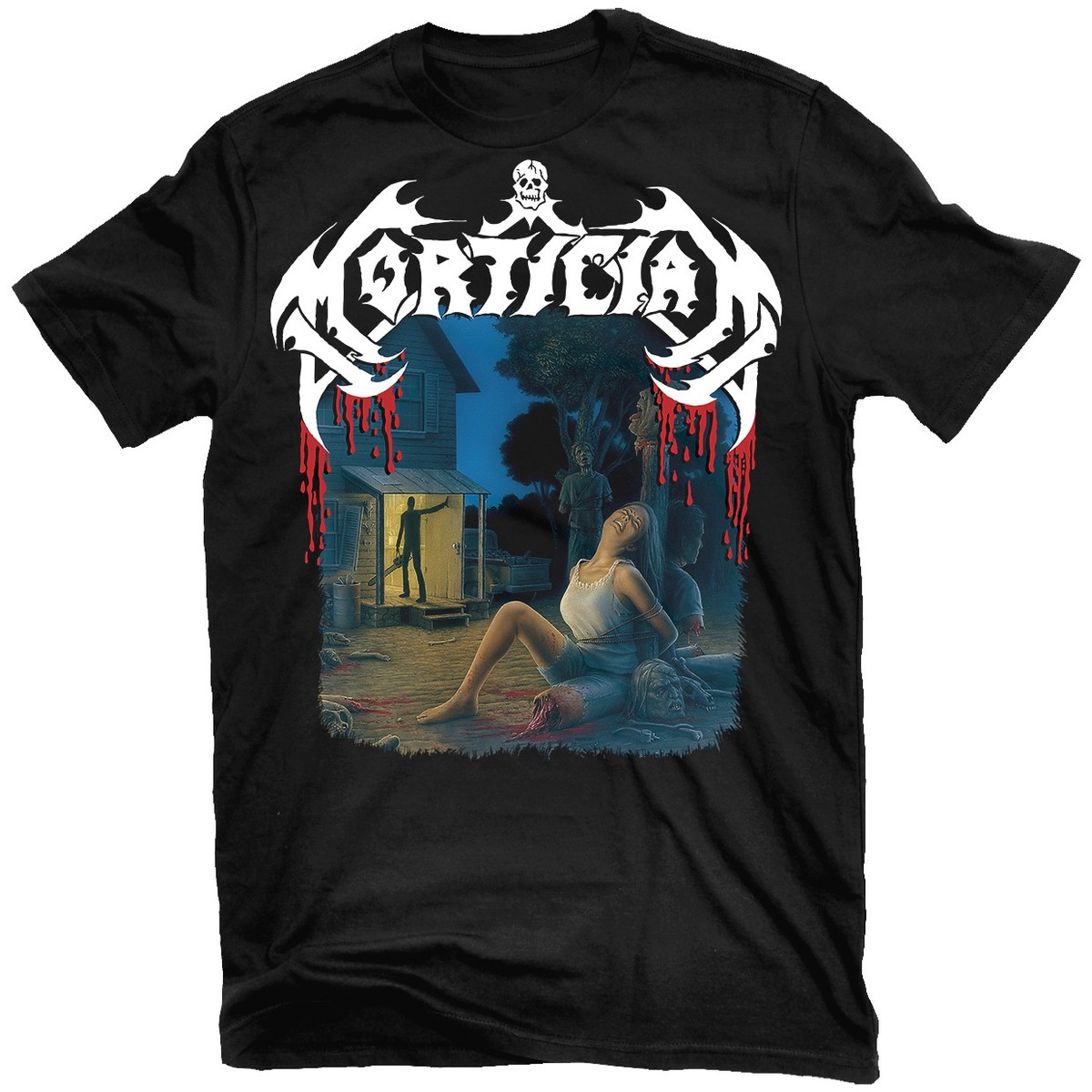 MORTICIAN Chainsaw Dismemberment T-Shirt NEW! Relapse