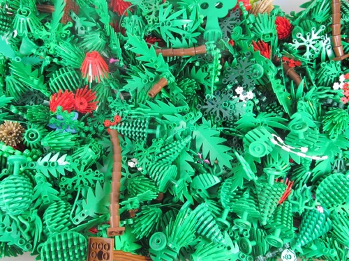 ☀️NEW! (X25) Lego Greenery Plant Pieces - trees, shurbs, bushes, leaves, random