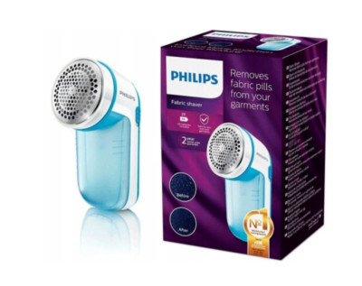 Philips GC026 Lint Pill Remover Battery Operated Fabric Shaver Remove Trimer