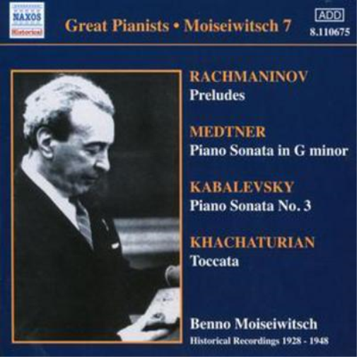 Benno Moiseiwitsch Great Pianists - Moiseiwitsch 7 (CD) Album