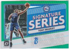 2020-21 Panini Donruss Optic Tony Bradley Signature Series Green Auto #SS-TBR