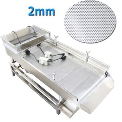 2mm Single Layer Linear Vibrating Screen Shaking Machine Double Motor 110V 160W