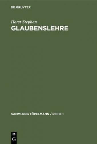 Thumbnail - Glaubenslehre Der Evangelische Glaube Und Seine Weltanschauung 6745