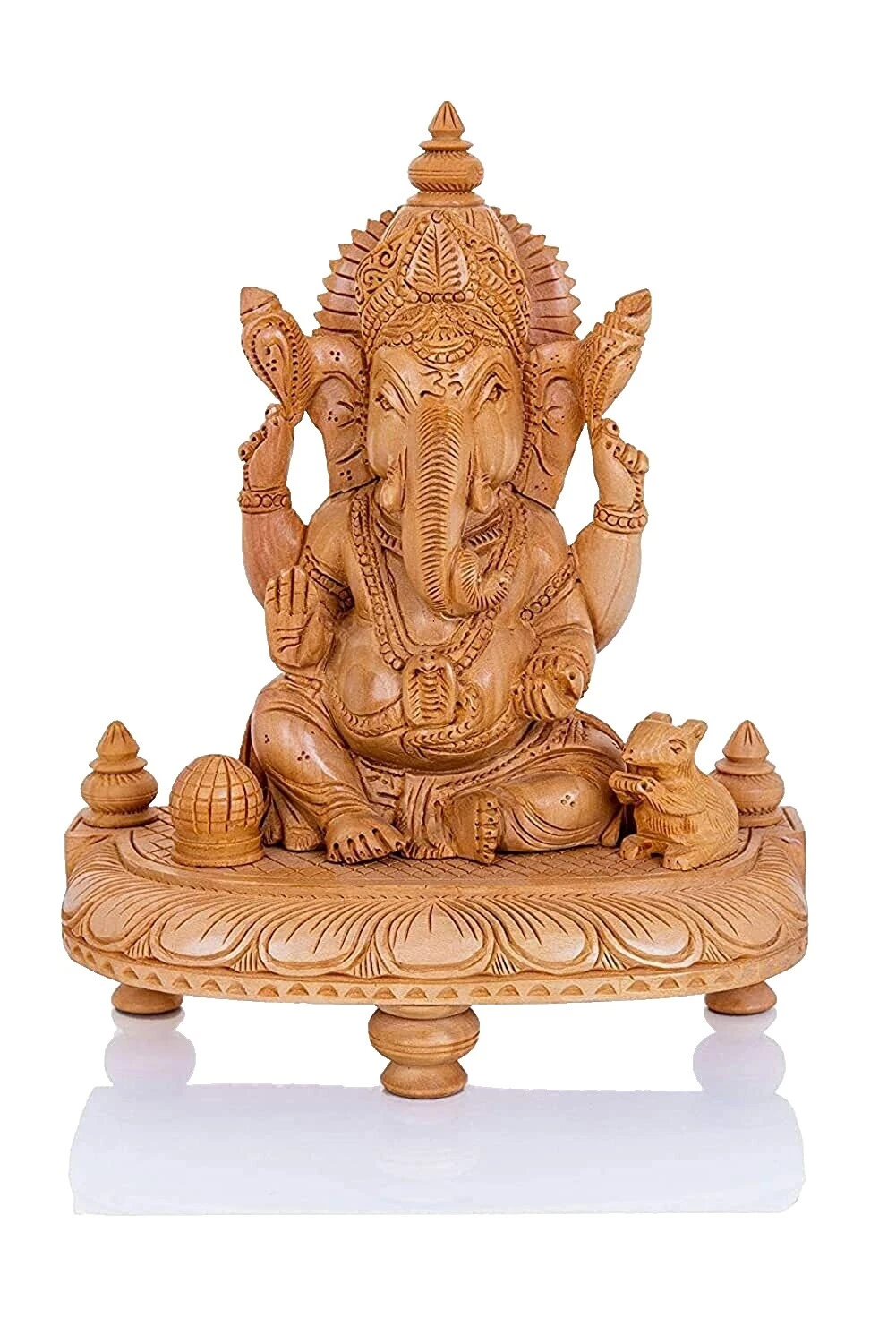 Decoración religiosa India Madera Esculturas y estatuillas