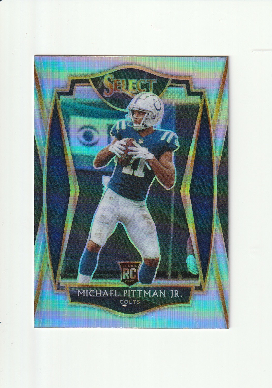 2020 Panini Select - Premier Level Silver Prizm #162 Michael Pittman Jr. (RC)