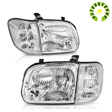 Headlights For 2005-2006 Toyota Tundra Double Cab 05-07 Sequoia Headlamps