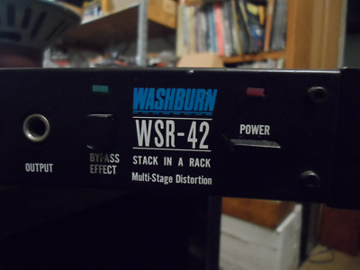 Washburn WSR-42 Multi Stage Distortion Rack Effects | eBay