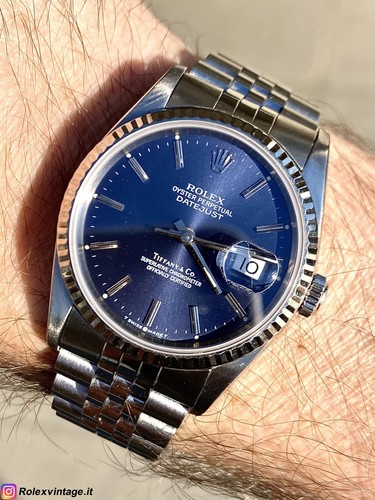 rare Rolex DateJust 16234 “ Tiffany 