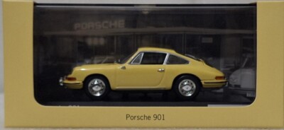 Porsche 911 901 Coupe Yellow Light 1963 1:43 Minichamps WAP 020